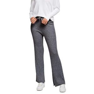 Wild Fable wide-leg knit pants; gray size XS